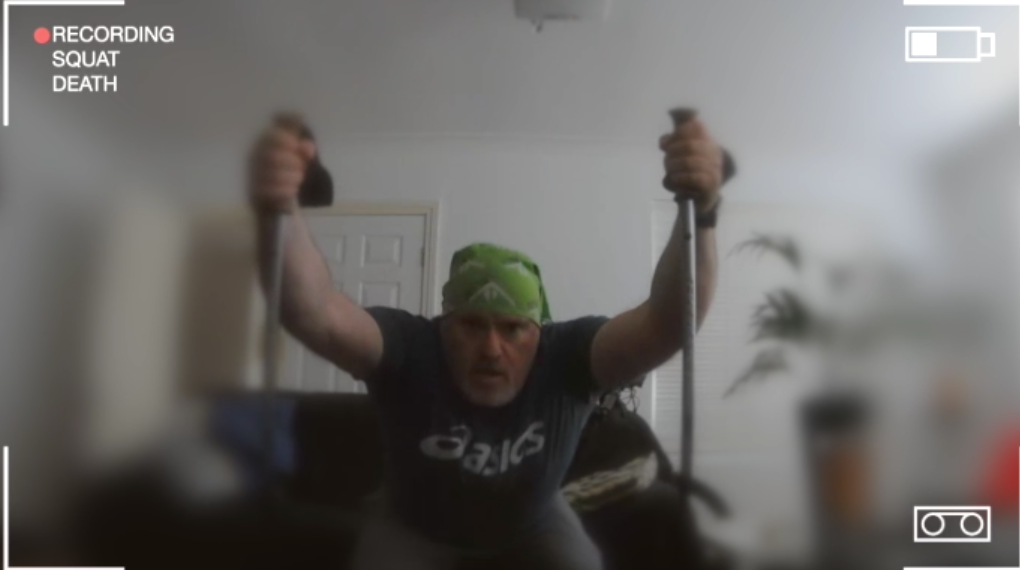 Pop a squat with Nordic Poles